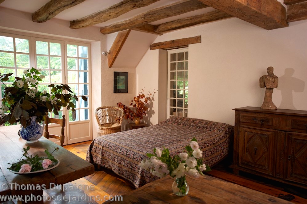 Chambre avec vue sur le jardin